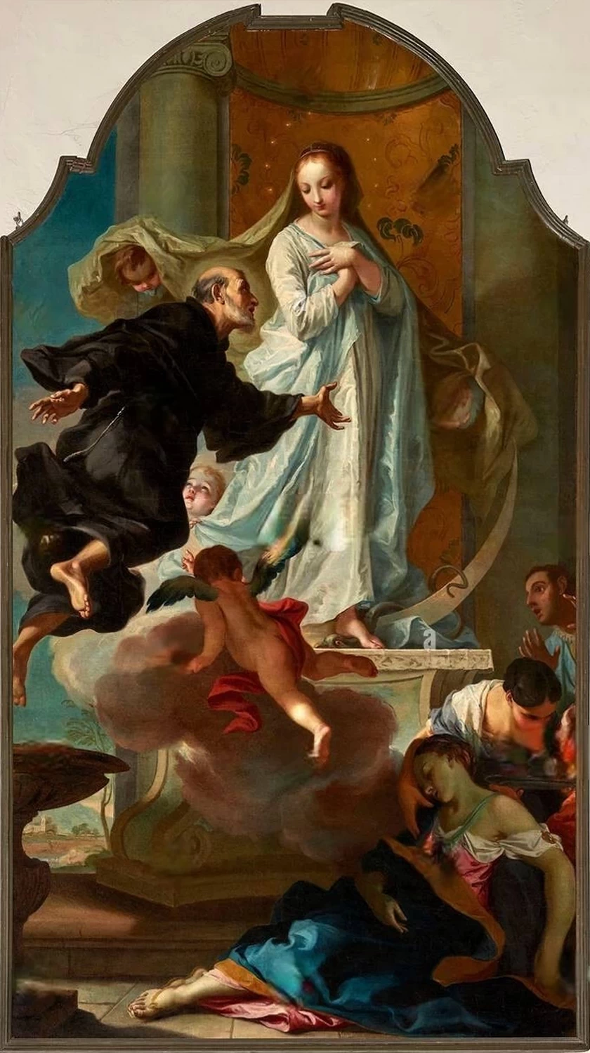 San Giuseppe da Copertino e la Vergine Immacolata - Chiesa di San Francesco, Casalmaggiore